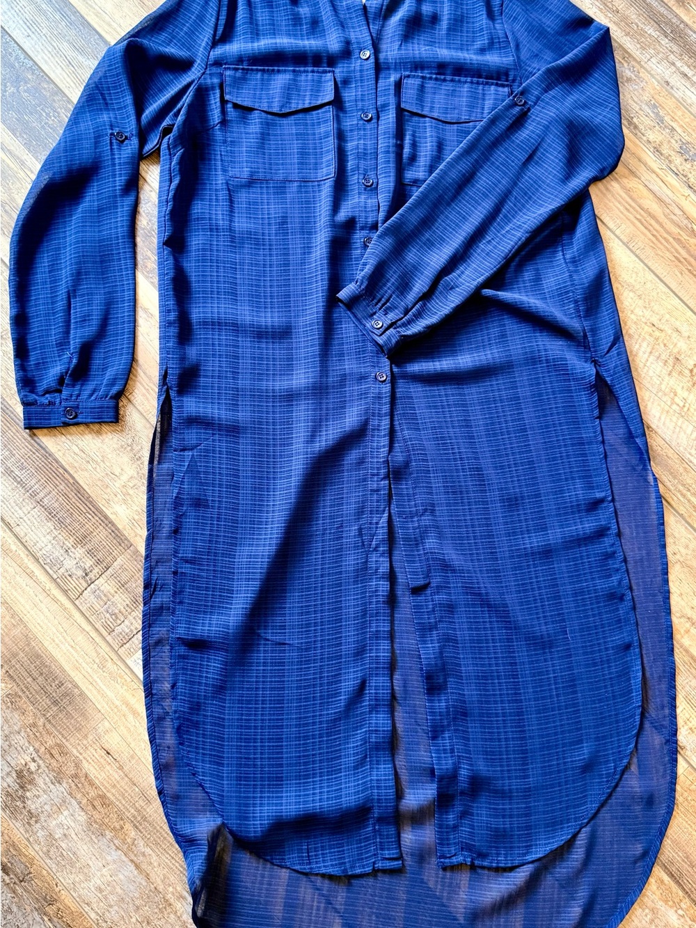 Eve Couture - High-Low Tunic - S - Navy